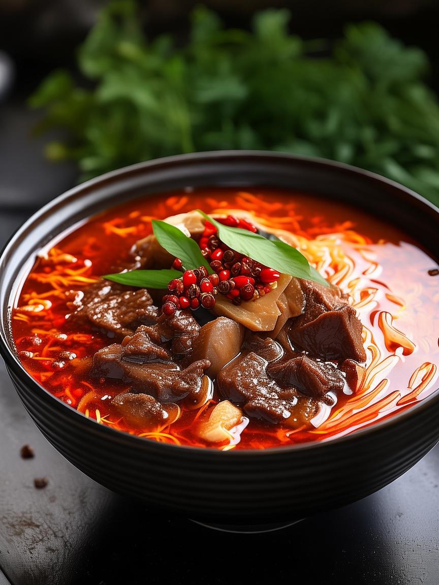 红烧川味牛肉粉丝千张汤_川味牛肉粉丝汤做法？插图